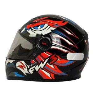 Capacete FW3 GTN Eagle Vermelho Azul Preto